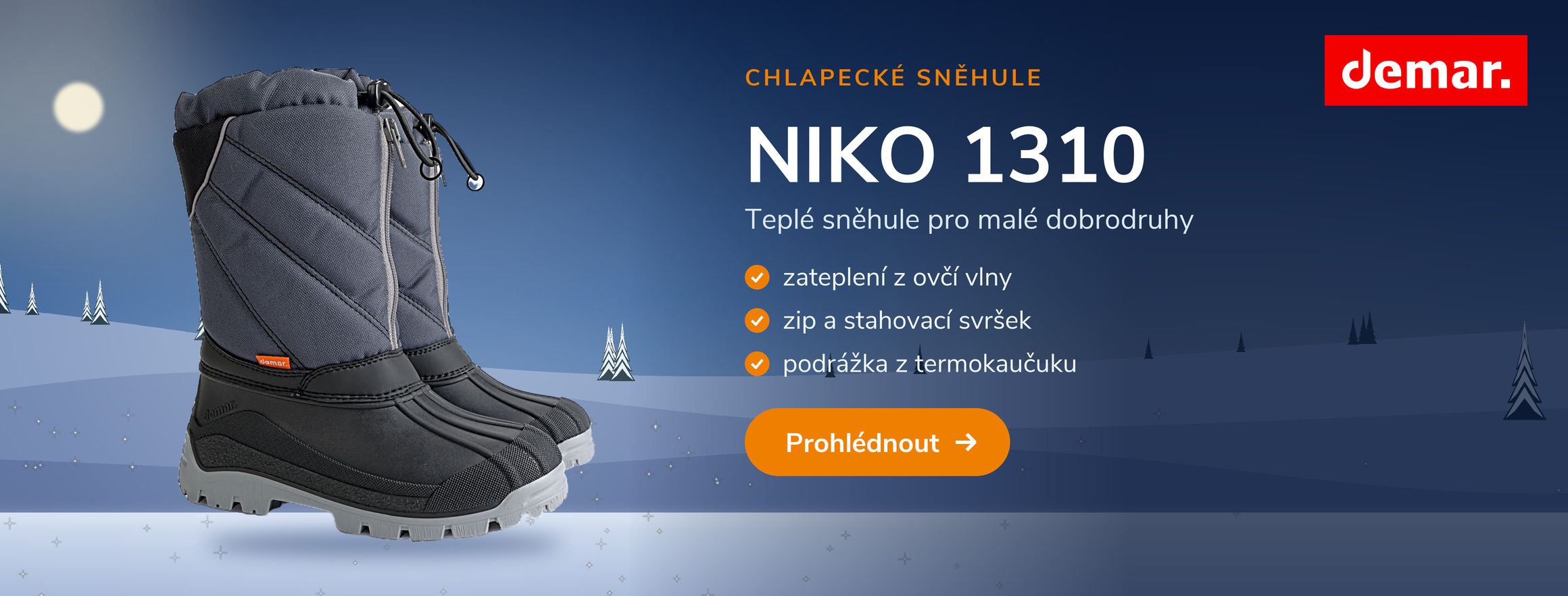 Chlapecké sněhule Demar NIKO 1310